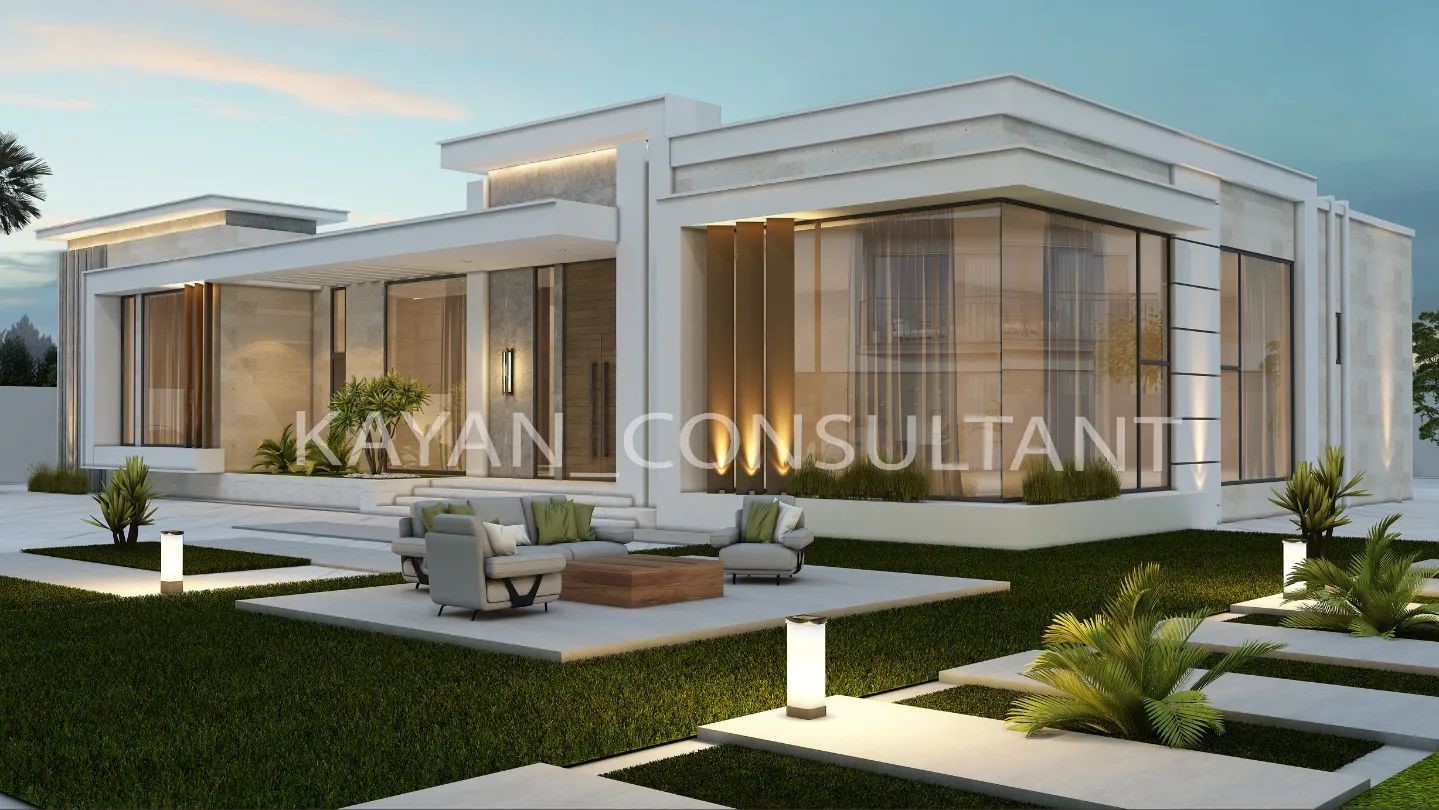 Architectural renderings representing residential, commercial, and governmental projects by Kayan Engineering Consultancy.